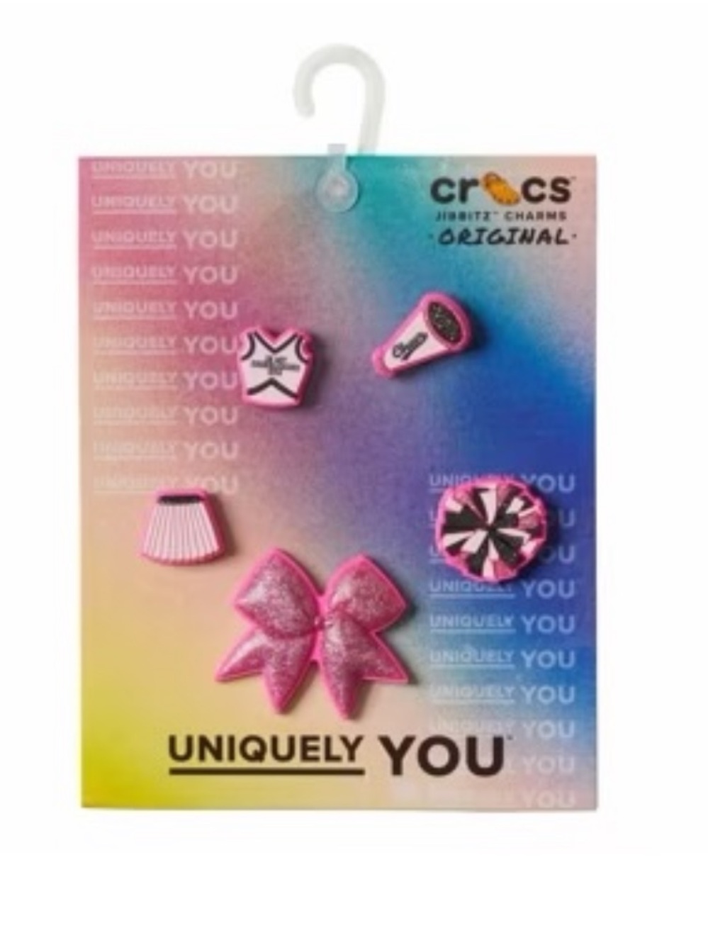 Crocs Cheerleading Jibbitz Set - 5 Pack      girls croc charm charms shoe shoes
